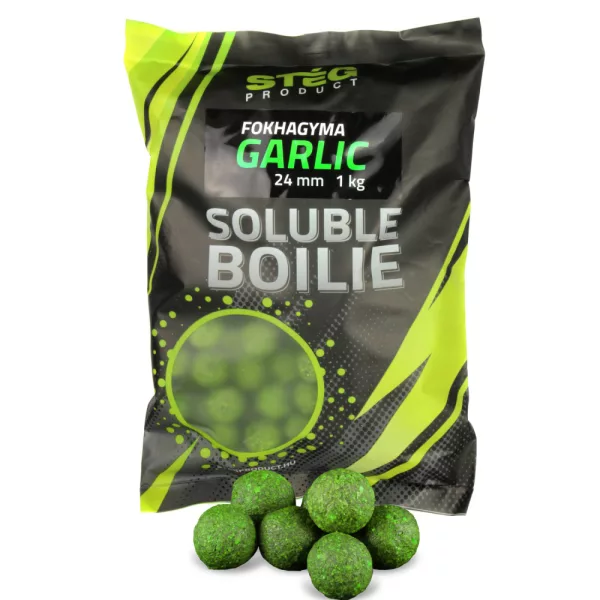 Stég Product Rozpustné boilies 24mm Cesnak 1kg