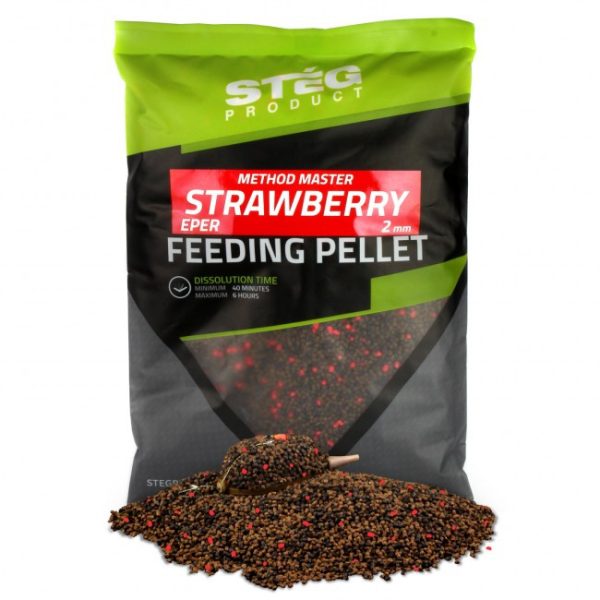 Stég Feeding Jahoda 2mm 800gr Kŕmne pelety