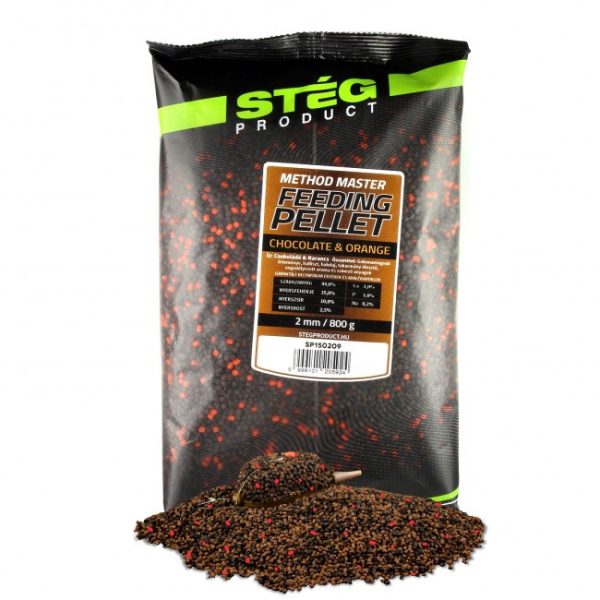 Stég Feeding Čokoláda-Pomaranč 2mm 800gr Kŕmne pelety