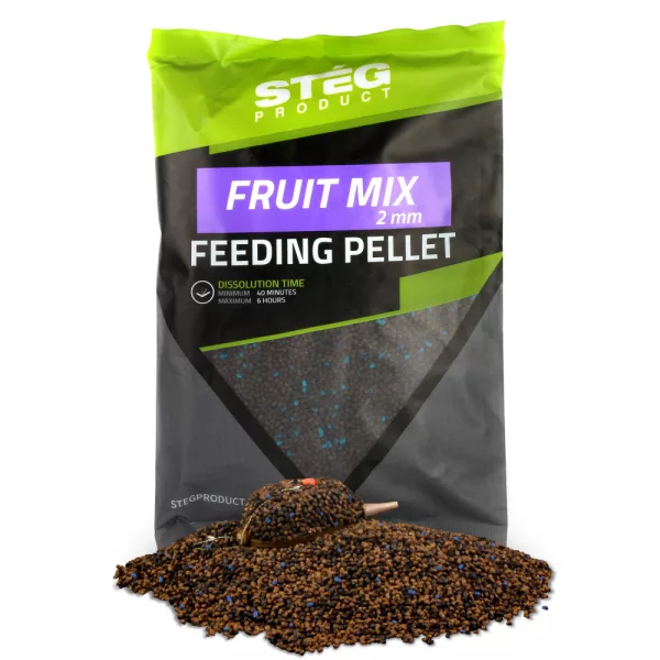 Stég Kŕmny Pelet 2mm Ovocný Mix 800g