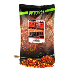 Stég Čokoláda-Pomaranč 3mm Peletový Mix 800gr