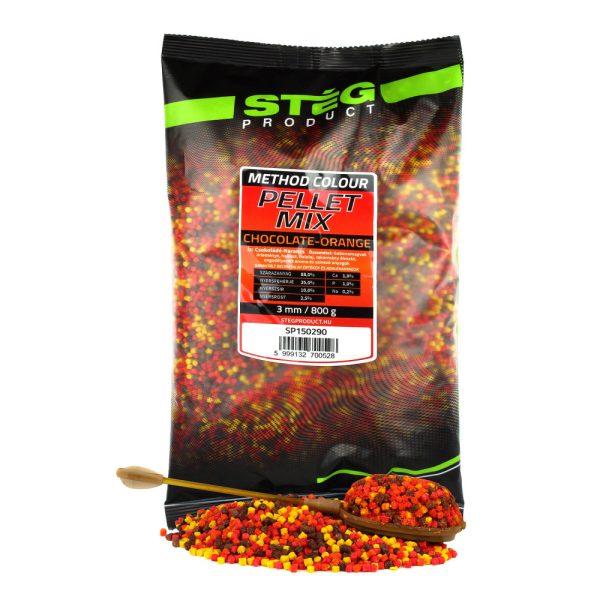 Stég Čokoláda-Pomaranč 3mm Peletový Mix 800gr