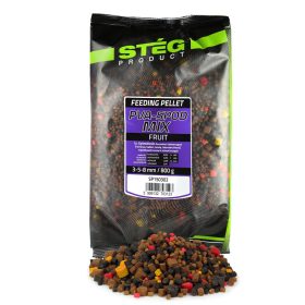 Stég PVA-Spod Mix Ovocný 3-5-8mm Peletová zmes 800gr