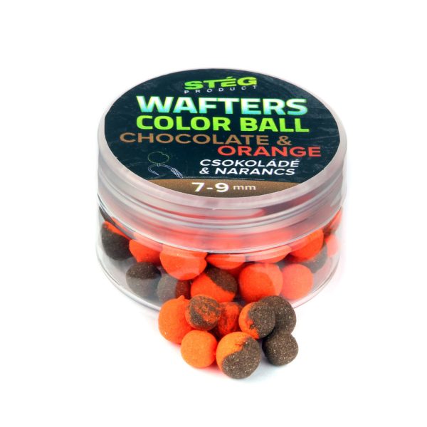 Stég Wafters Color Ball Csoki-Narancs 7-9mm Wafters 15gr