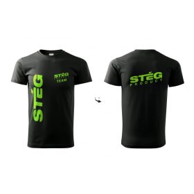 Stég Tričko s okrúhlym výstrihom 100% bavlna M Tričko