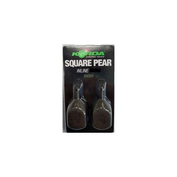 Korda Square Pear Inline Blister Kaprové olovo 70gr 2ks