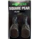 Korda Square Pear Swivel Blister Boilie olovo 98gr