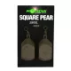 Korda Square Pear Swivel Blister Boilie olovo 142gr