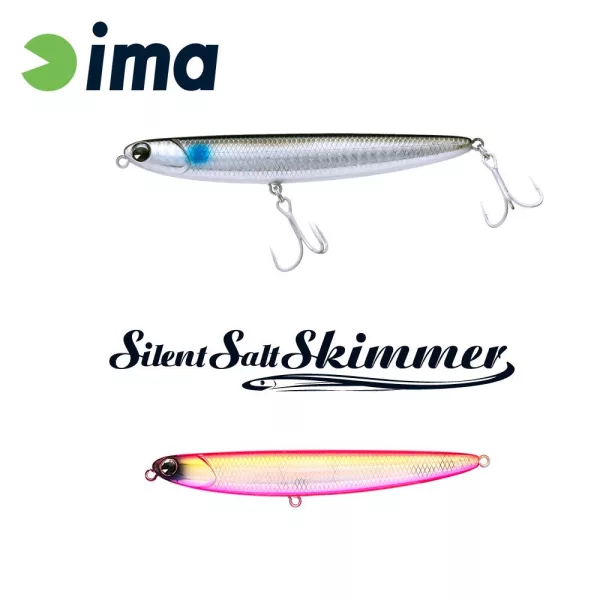 Ima Silent Salt Skimmer 11cm 13gr 108 Pink & Pink Wobbler