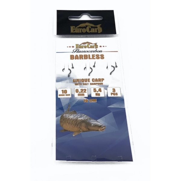 EuroCarp Predviazaný monofilný feeder nadväzec s ihlou na nástrahu - Unique Carp 10