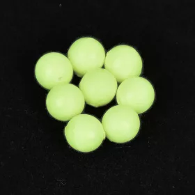   Sunset - BEADS FLOATING ROUND LUMINOUS GREEN 6mm X20 - Korálik