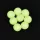 Sunset - BEADS FLOATING ROUND LUMINOUS GREEN 8mm X20 - Korálik