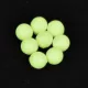 Sunset - BEADS FLOATING ROUND LUMINOUS GREEN 8mm X20 - Korálik