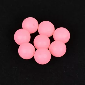   Sunset - BEADS FLOATING ROUND LUMINOUS PINK 6mm X20 - Korálik