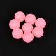 Sunset - BEADS FLOATING ROUND LUMINOUS PINK 8mm X20 - Korálik