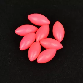 Sunset - BEADS FLOATING OVAL FLUO PINK 5x10mm X20 - Korálik
