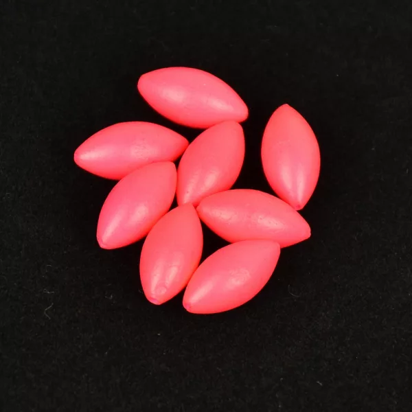 Sunset - BEADS FLOATING OVAL FLUO PINK 5x10mm X20 - Korálik