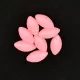 Sunset - BEADS FLOATING OVAL LUMINOUS PINK 7x15mm X20 - Korálik