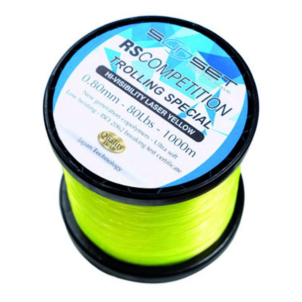 Sunset Nylon RS Competition Trolling Hi-Visibility 1mm 1000m Monofilný Hlavný vlasec