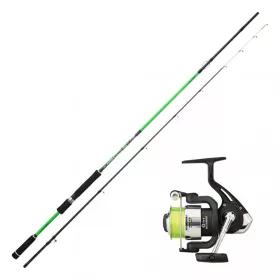   Sunset Seavenger Squid-Egi 240-2M (5/25g) Prút a Seavenger SW 4002FD Navijak Súprava na morský rybolov