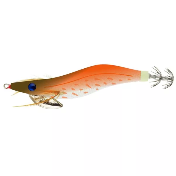 Sunset Sunsquid Bad Gambas Bodkovaná oranžová 11cm 20,4gr Sinking Squid Jig