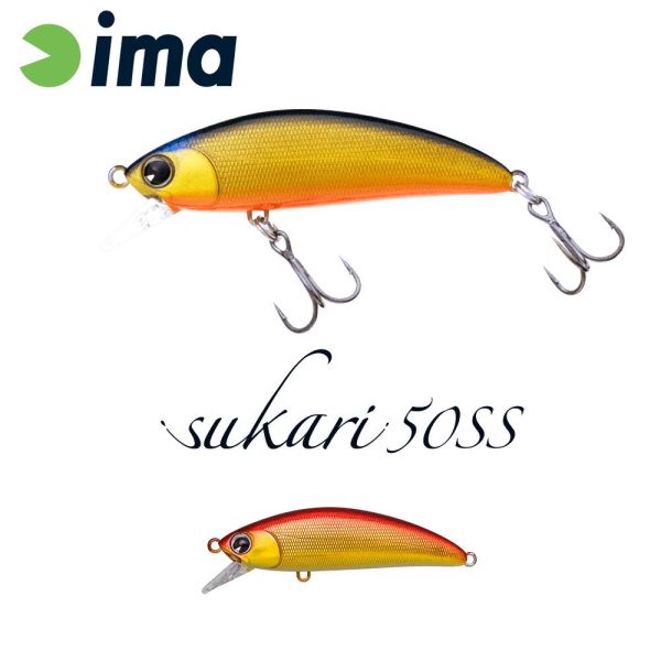 Ima Sukari 50SS 5cm 5gr 101 Akagane Wobbler
