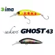 Ima Sukari Ghost 43SU 4,3cm 2,4gr 009 Titanium Black Wobbler