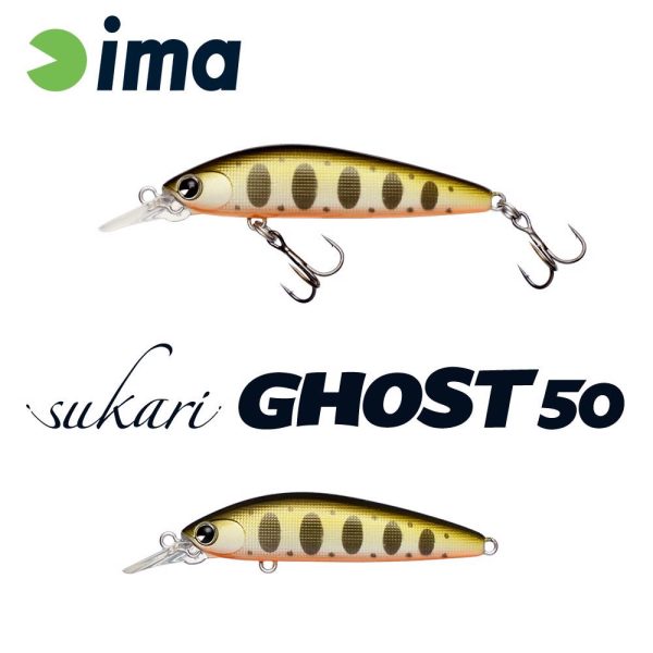 Ima Sukari Ghost 50SU 5cm 3,2gr 010 Pearl Yamame Trout Wobbler