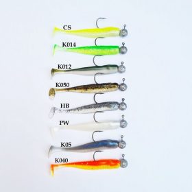 Sert Pompei Shad Round Jighead Rig 100mm K050 gumená rybka
