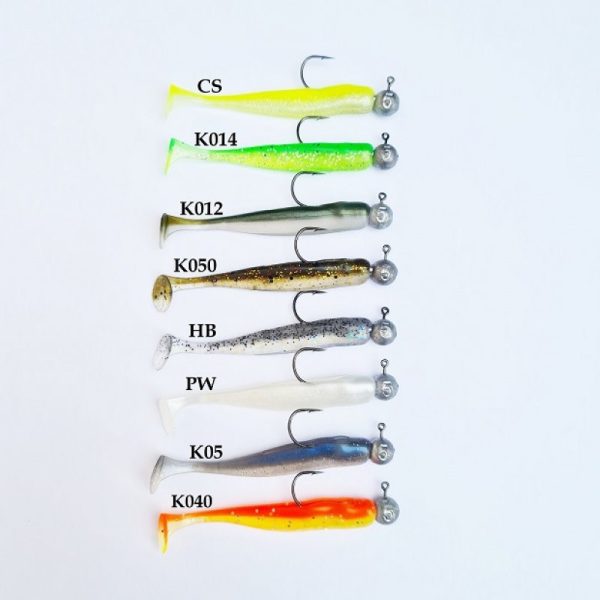 SWIMY Pompei Shad s jigovou hlavou Gumená nástraha K050 75mm - 5gr