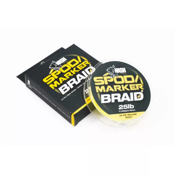 Nash Spod & Marker Braid Lo-Viz Šnúra Zelená