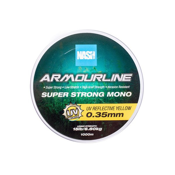 Nash Armourline UV Žltý 0,35mm 1000m Monofilný hlavný vlasec