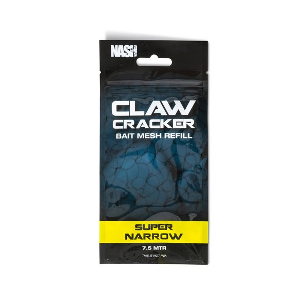 Nash Claw Cracker Bait Mesh Super Úzka 18mm Ochranná sieťka na nástrahy Náplň 7,5m