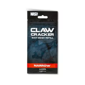   Nash Claw Cracker Bait Mesh Úzka 23mm Ochranná sieťka na nástrahy Náplň 7,5m
