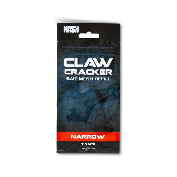 Nash Claw Cracker Bait Mesh Úzka 23mm Ochranná sieťka na nástrahy Náplň 7,5m