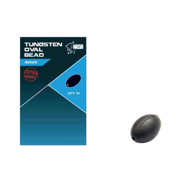 Nash Tungsten Oval Bead 6mm Doraz