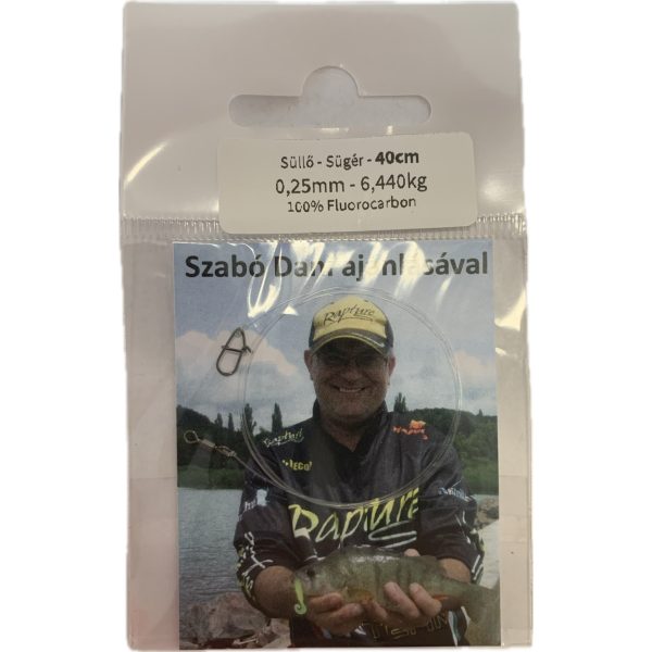 Dani Fluorocarbonový náväzec Zubáč-Ostriež 0,25mm 6,440kg 40cm