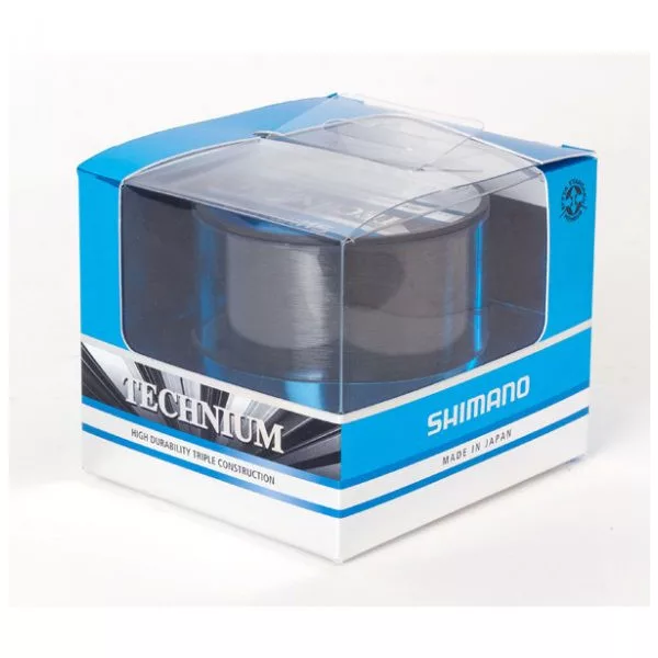 Shimano Technium 790m 0,355mm PB Premium Box 1/4 Pound Grey/Sivý hlavný vlasec pre boilies (TEC35QPPB)