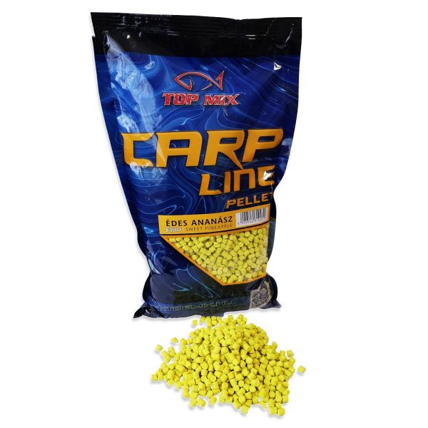 Top Mix Carp Line Fluoro Sladký Ananás Kŕmny Pelet 800gr