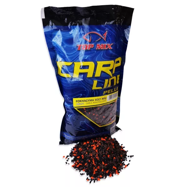 Top Mix Carp Line Micro Cesnak-Pečená Pečeň Kŕmny Pelet 800gr