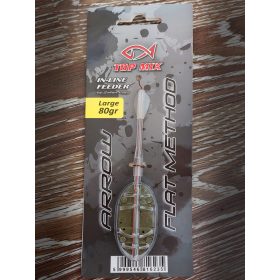 Top Mix L 80gr Arrow Flat Method Feeder Košík
