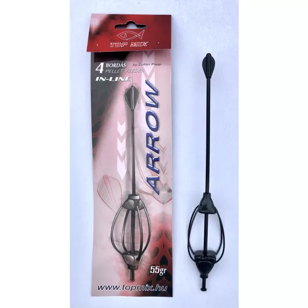 Top Mix 55gr Štyri-rebrový Arrow Method Feeder Košík