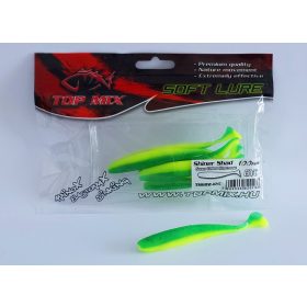   Top Mix Shiner Shad Zeleno-žltá Chartreuse 10,0cm Plastová nástraha 6ks