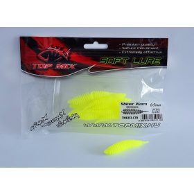   Top Mix Shiner Worm Chartreuse 6,0cm Plastová nástraha imitujúca húsenicu 10ks