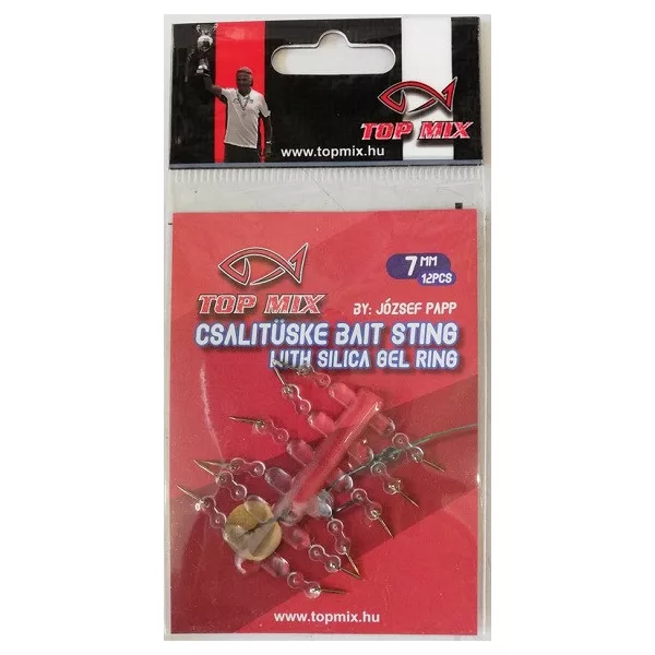 Top Mix 7mm nástrahový hrot na silikónovom vlasovom nadväzci 12ks