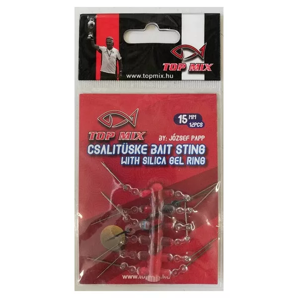 Top Mix 15mm nástrahový hrot na silikónovom vlasovom nadväzci 12ks