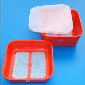 TOP MIX Krabička na nástrahy so sitovým dnom, 1/2L