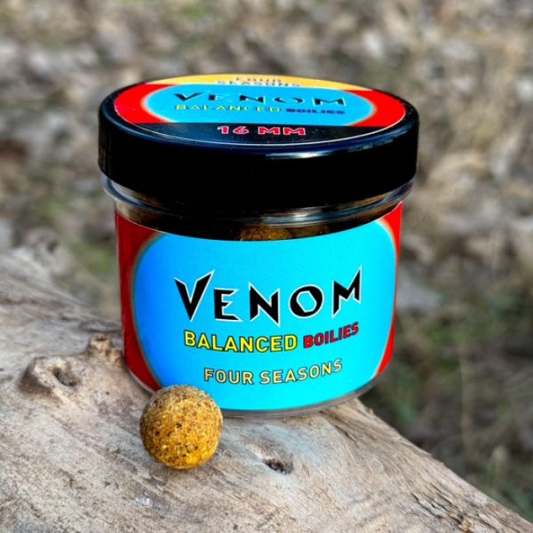 Feedermánia Venom Balanced Boilies Four Seasons 16mm Potápavá Háčiková Nástraha 100gr