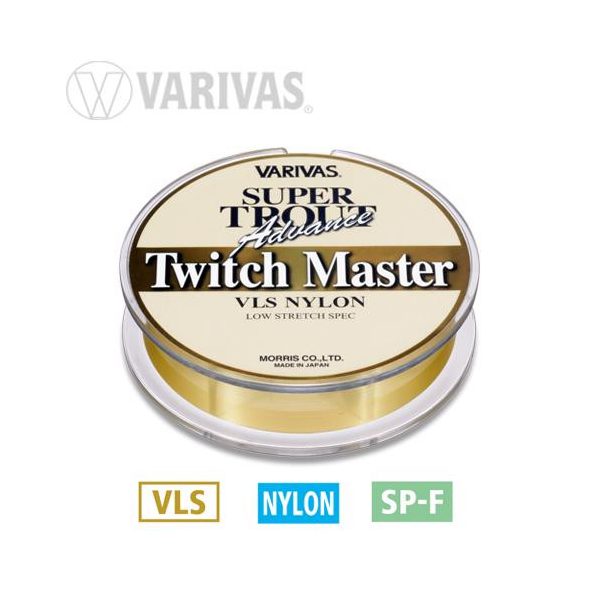Varivas Super Trout Twitch Master 100m 0,148mm 4lb Gold Monofilný hlavný vlasec
