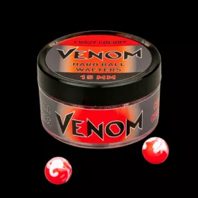   Feedermánia Venom Hard Ball Wafters 15mm Crazy Cherry Kŕmne boilies